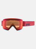 ANON M5S Goggles 2024 + Bonus Lens + MFI® Face Mask - Coral