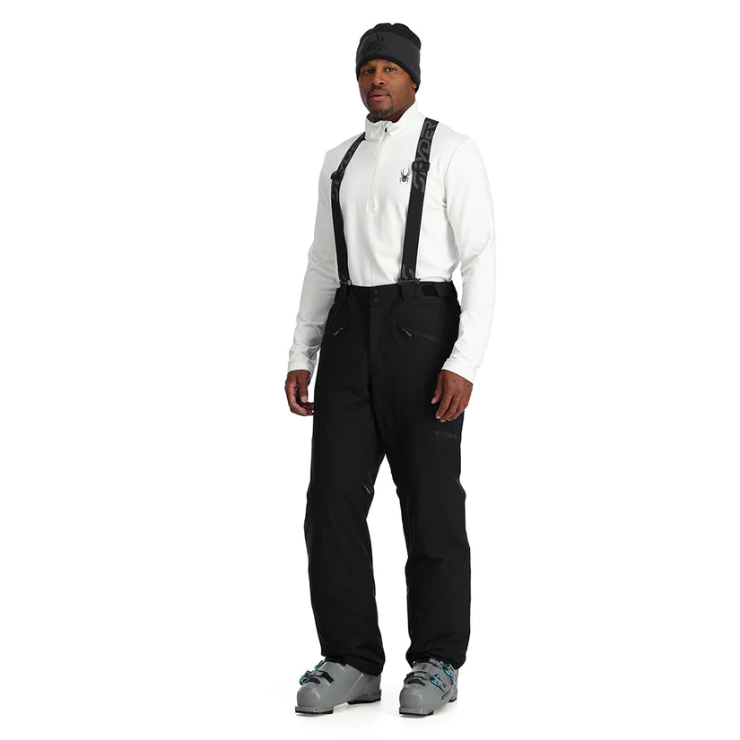 Spyder SENTINEL Tailored Fit Mens Pant 2024 Black Snow and Surf