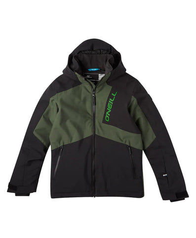 O'Neill Hammer Youth Jacket 2023 - Forest Night Colour Block