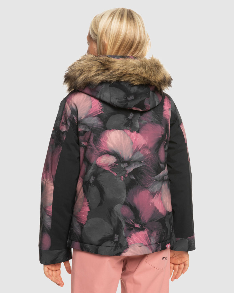 Roxy American Pie Technical Snow Girls Jacket 2024 - True Black Pansy – Snow and Surf Roxy American Pie Technical Snow Girls Jacket 2024 - True Black Pansy – Snow and Surf