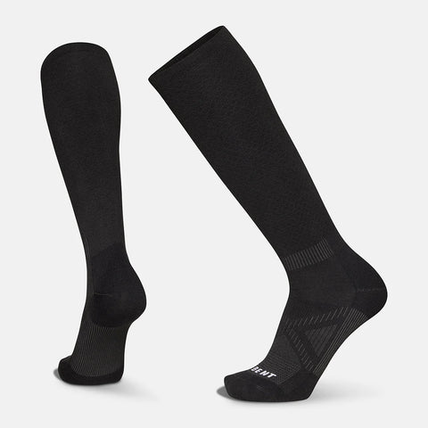 Le Bent Compression Snow Sock ZERO Cushion - Black