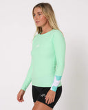 JETPILOT Zahra Long Sleeve Ladies Rashie - Mint