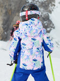 Roxy Snowy Tale Insulated Snow Girls Jacket 2024 - Bright White Mountains Locals