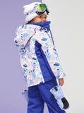 Roxy Snowy Tale Insulated Snow Girls Jacket 2024 - Bright White Mountains Locals