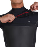 O'Neill Psycho Tech 4/3MM Chest Zip Steamer Wetsuit - Black