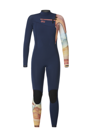 PICTURE Womans Equation 3/2 Front Zip Wetsuit - Chamarel Dark Blue