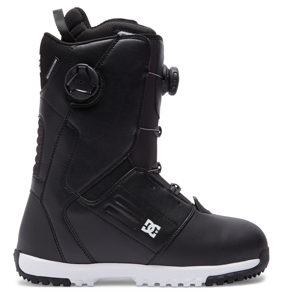 DC Control Men s Snowboard Boots 2023 Black White Snow and Surf