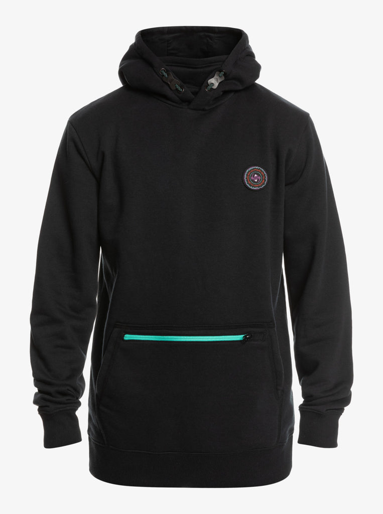 Quiksilver Big Logo Tech Technical Hoodie 2023 True Black