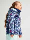 Roxy Snowy Tale Insulated Snow Girls Jacket 2023 - Medieval Blue Neo