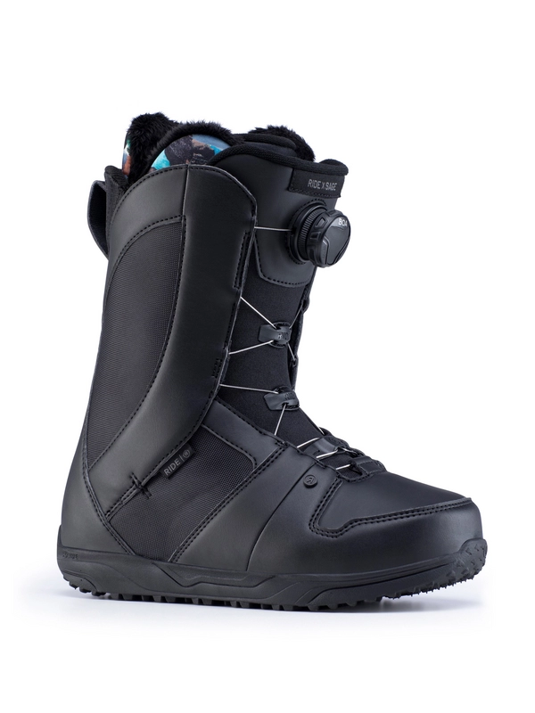 Ride Sage Snowboard Boot 2020 Black Snow and Surf
