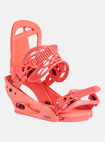 Burton Citizen Re:Flex Women's Snowboard Bindings - Peach Echo 2025
