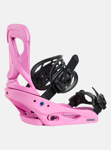 Burton Scribe Re:Flex Women's Snowboard Bindings 2026 - Fuchsia Pink