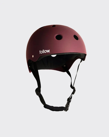 FOLLOW Safety First WAKEBOARD HELMET - BURNT RED