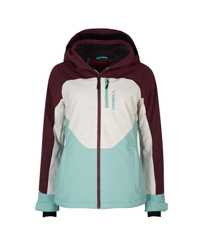 O'Neill Diamond Ladies Jacket 2023 - Windsor Wine Colour Block