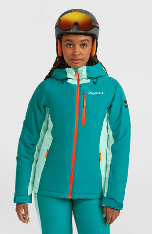 O'Neill Woman's CRUZ Duo Snow Jacket 2026 - Island Breeze Colour Block