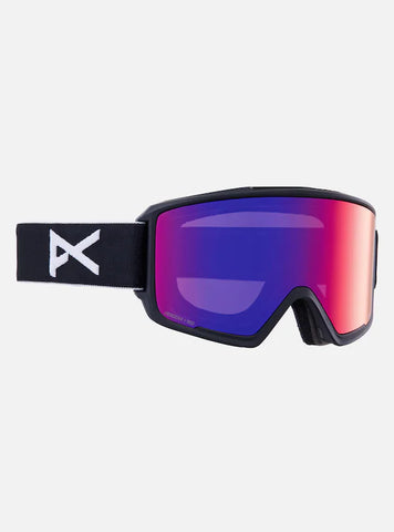 ANON M3 Goggles 2025 with Bonus Lens and MFI Face Mask - Black