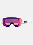 ANON M3 Goggles 2024 with Bonus Lens and MFI Face Mask - White