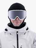 ANON M3 Goggles 2024 with Bonus Lens and MFI Face Mask - White