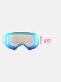 ANON Women's WM1 Goggles 2025 with Bonus Lens and MFI Face Mask - White