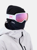 ANON Women's WM1 Goggles 2025 with Bonus Lens and MFI Face Mask - White