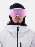 ANON Women's WM1 Goggles 2025 with Bonus Lens and MFI Face Mask - White