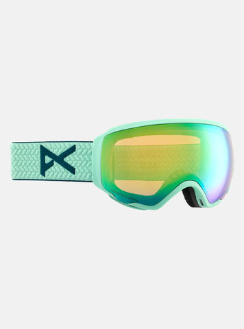 ANON Women's WM1 Goggles 2025 with Bonus Lens and MFI Face Mask - Powder Mint