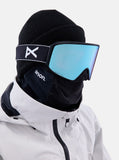 ANON M4 Cylindrical Goggles 2026 + Bonus Lens + MFI® Face Mask - Black