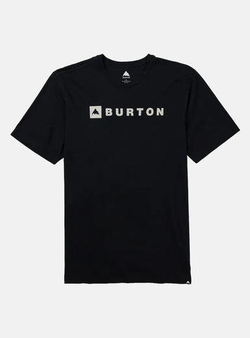 Burton Horizontal Mountain Short Sleeve T-Shirt - True Black