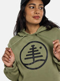 Burton Family Tree Pullover Hoodie - Forest Moss