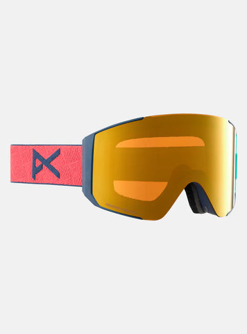 ANON Sync Goggles 2024 with Bonus Lens - Coral