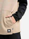 Burton Crown Weatherproof Pullover Hoodie WPF 2026 - Summit Taupe Heather / True Black