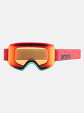 ANON Women's WM3 Goggles 2024 with Bonus Lens and MFI Face Mask - Coral