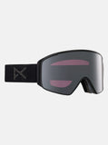 ANON M4S Cylindrical Goggles 2024 + Bonus Lens + MFI® Face Mask - Smoke