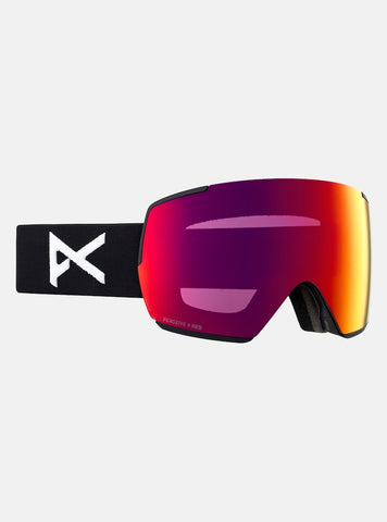 ANON M5 Goggles 2025 with Bonus Lens and MFI Face Mask - Black