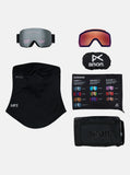 ANON M5 Goggles 2026 + Bonus Lens + MFI® Face Mask - Smoke