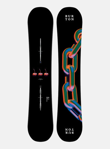 BURTON Cultivator Flat Top Chain Link Snowboard 2026 - with Freestyle Binding