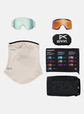 ANON M6S Goggles 2026 + Bonus Lens + MFI® Face Mask - Oat