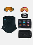 ANON M6S Goggles 2026 + Bonus Lens + MFI® Face Mask - Alpine Terra