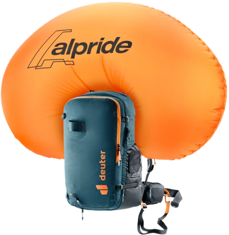 Deuter Alproof 32 with E2 Avalanche backpack 2024 - Arctic Black