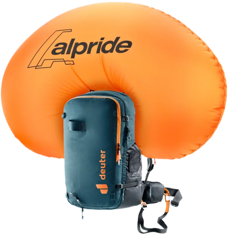 Deuter Alproof 32 with E2 Avalanche backpack 2023 - Arctic Black