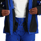 Spyder LEADER Mens Jacket 2024 - Electric Blue