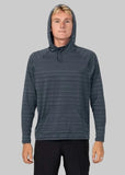 O'Neill 24/7 Tech Hooded Long Sleeve Surf Rash Vest Tee 2026/27 - Graphite