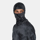 Le Bent Lightweight Balaclava - Charcoal Tie Dye