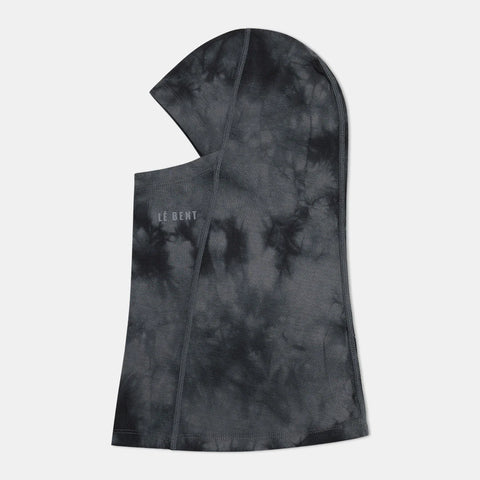 Le Bent Lightweight Balaclava - Charcoal Tie Dye