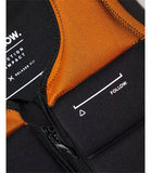 Follow Section Vest 2026 - Black Orange