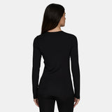 Le Bent Womens Lightweight Crew Top - Black