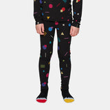 Le Bent Kids Confetti Midweight Bottom - Black Confetti