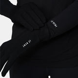 Le Bent Heavyweight Grid Fleece Glove Liner - Black