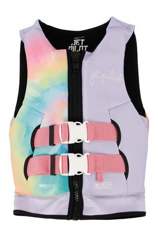 JETPILOT Cause F/E Youth Vest 2025 - Tie Dye
