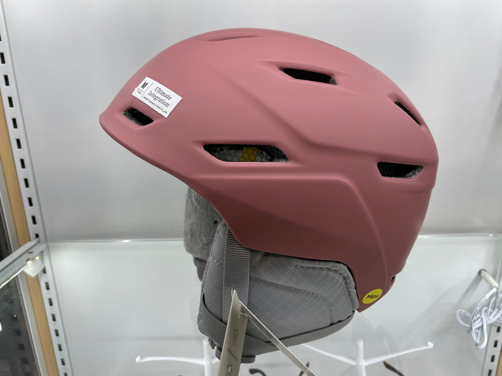 Smith Mirage MIPS Helmet 2024 Matte Chalk Rose Snow and Surf